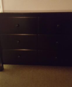 Delta Children Universal 6 Drawer Dresser, Greenguard Gold Certified, Black 36 61ZQvo gfmL