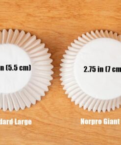 Norpro Giant Muffin Cups, White, Pack of 500, 2.75 x 2 inches (3600B) 33 61ZRjtSbqQL