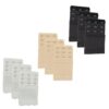 Adjustable Stretchy Bra Band Extension Set: Elastic Extensions in Beige, White & Black 9 Count (Pack of 1) Black White Beige 29 61ZSVLDgEtL