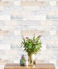 Very Berry Sticker Vintage Herb Wood Panel Pattern Interior Film Self-Adhesive Peel-Stick Wallpaper 42 61ZTPVD9bL