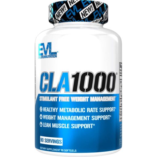 Conjugated Linoleic Acid CLA Pills - CLA 1000mg Diet Pills to Support Weight Loss Fat Burning Lean Muscle and Faster Metabolism - Stimulant-Free CLA 1000mg Safflower Based Fat Loss Support Pills - 90 90 Count (Pack of 1)