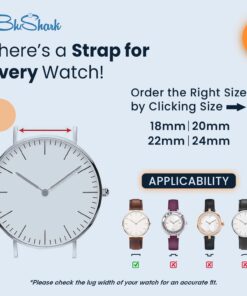 BluShark Original Premium Nylon Watch Strap - Stainless Steel Buckle with Multiple Sizes & Premium Styles, Replacement Watch Straps for Men & Women, Ballistic Military Waterproof BOND 20mm Premium Brushed Buckle 35 61ZUIcKxH0L 1