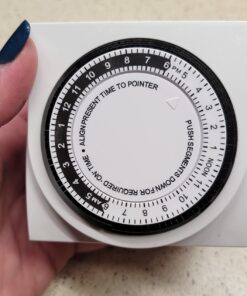 BN-LINK Heavy Duty Mechanical 24 Hour Timer Dual Outlet 3-Prong Accurate Indoor for Lamps Fans Christmas Lights White AC 1875W 1/2 HP, UL Listed U2 33 61ZW9wk279L