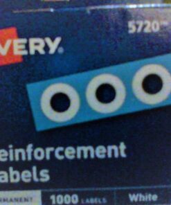Avery Hole Reinforcements, White, 1000/Pack, PK - AVE05720 1,000 labels 20 61ZY7tDK kL