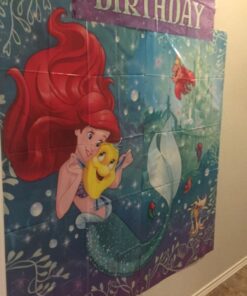 Scene Setters Wall Decorating Kit | Disney Ariel Dream Big Collection | Birthday 9 61ZYAb1f3DL