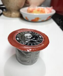 Death Wish Coffee, Dark Roast Single-Serve Coffee Pods, 10 Count 10 Count (Pack of 1) 61 61ZYbsr2J3L
