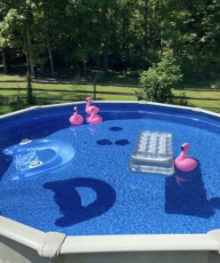 INTEX 58859EP Sit 'N Float Inflatable Lounge: Built-In Cup Holders – Heavy-Duty Handles – 220lb Weight Capacity – 58" x 39" – Colors May Vary 31 61ZabJ471SL 1