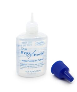 Dritz Fray Check Liquid, 3/4 Fluid-Ounce, 1 Count, Clear Seam Sealant, 0.75 Fl oz 0.75-Fluid Ounce 7 61ZeDT0KDUS