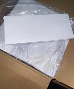 CREGEAR #10 Envelopes Self Seal Security Tinted Envelopes (600Ct) for Privacy & Business, Peel and Seal, NO Window, Letter Size 4-1/8 x 9-1/2 Inches, 24 LB,White 600 33 61ZeFyF3 vL