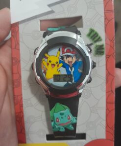 Accutime Kids Pokemon Digital LCD Quartz Watch for Boys, Girls, and Adults All Ages Ash Pikachu 19 61Zejlv84fL