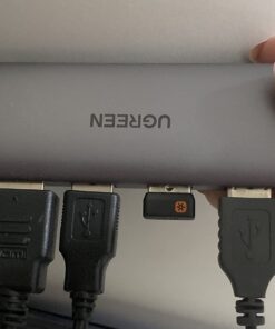 UGREEN Revodok 106 USB C Hub 6 in 1 USB C Dongle 4K HDMI, 3 USB 3.0 Ports, SD/TF Card Reader Compatible with MacBook Pro, MacBook Air, iPad, iPhone 15 Pro/Pro Max. Grey Space Grey 45 61Zf8rfpLfL