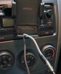 APPS2Car Sturdy CD Slot Phone Mount with One Hand Operation Design, Hands-Free Car Phone Holder Universally Compatible with All iPhone & Android Cell Phones, for Smartphone Mobile Black 45 61ZfVVyrhGL