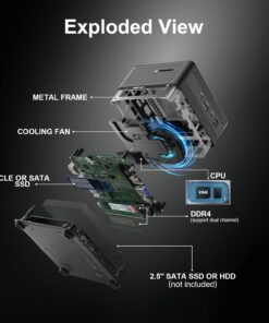 Intel NUC 11 with Intel Core i7-1165G7, 32GB DDR4 RAM & 1TB PCle SSD, 12MB Cache, Up to 4.70 GHz Intel NUC with Intel Iris Xe Graphics, WiFi6, Bluetooth, 8K Support - Built-in Win11 Pro NUC11PAHi7 32GB+1TB 16 61Zg1XQRNtL