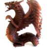 OMA Wooden Hand Crafted Dragon Statue Figurine Fiery Flying Dragon Home Decor Fantasy Gift Large Size 41 61ZhEpGicyL