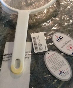 HIC Harold Import Co. HIC Mesh Strainer, 7-Inch, White 13 61ZhrkFzZL