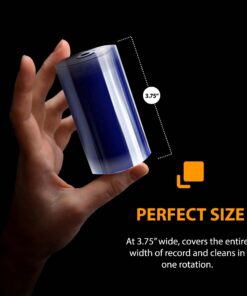 in The Groove Vinyl Roller Cleaner - Vinyl Cleaning Device for Quick Cleaning Vinyl Records or LP Surfaces from Dust, Anti-Static Record Cleaner Roller to Keep Your Audio Album Turntables Sound Clear 10 61Zifye9PVL