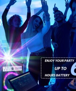 Ankuka Karaoke Machine, Portable Bluetooth Speaker with Disco Lights,Subwoofer PA System with 2 Wireless Microphones for Christmas,Birthday Party 29 61ZizskrS L