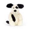 Jellycat Bashful Black and Cream Puppy Stuffed Animal, Medium, 12 inches Medium - 12" 5 61Zj120twjL