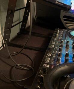 Pyle Portable Adjustable Laptop Stand - 6.3 to 10.9 Inch Anti-Slip Standing Table Monitor or Computer Desk Workstation Riser with Level Height Alignment for DJ, PC, Gaming, Home or Office - PLPTS25 34 61Zjad0E0XL