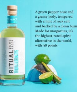RITUAL ZERO PROOF Tequila Alternative | Award-Winning Non-Alcoholic Spirit | 25.4 Fl Oz (750ml) | Zero Calories | Sustainably Made in USA | Make Delicious Alcohol Free Cocktails 21 61ZkSSCCJrL