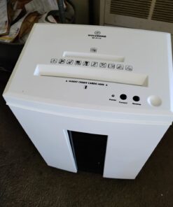 WOLVERINE 18-Sheet 60 Mins Running Time Cross Cut High Security Level P-4 Heavy Duty Paper/CD/Card Ultra Quiet Shredder for Home Office with 6 Gallons Pullout Waste Bin SD9113 (White ETL) 18-Sheet Level P4-White 15 61ZkctV7T8L