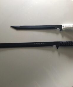 BladesUSA HK-1067 Twin Ninja Swords, Black, 18-Inch and 26-Inch Lengths 19 61Zky TudVL