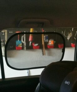 kinder Fluff Car Window Shade (4Pack)-The Only Certified Car Window Sun Shade for Baby Proven to Block 99.95% UVR - Mom's Choice Gold Award Winning - Car Seat Sun Protection 20x12in (51x31cm) 2 Semi Transparent + 2 Transparent 51 61ZlYveywnL