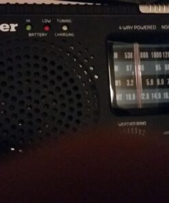 Kaito KA500 5-way Powered Emergency AM/FM/SW NOAA Weather Alert Radio with Solar,Dynamo Crank,Flashlight and Reading Lamp, Color Black 60 61ZndqreR L