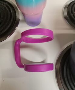 F-32 Handle - 19 COLORS - 30oz Size - Compatible with 30 oz YETI and 30 oz. OZARK TRAIL Tumbler Travel Mug (30OZ, COOL PURPLE (PINKISH PURPLE)) 30ozCool Purple (Pinkish Purple) 30.0 ounces 33 61Zo7q7YS4L