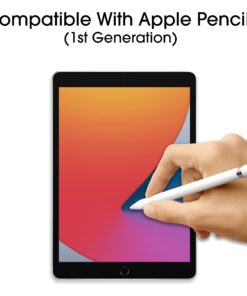 amFilm Screen Protector for New iPad 9 / iPad 8 / iPad 7, Apple Pencil Compatible, Tempered Glass, 2 Pack 27 61ZoLphhbvL