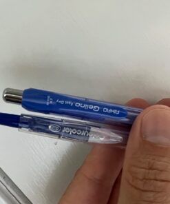 Gel Pens Fine Point, Set of 30 Retractable Gel Ink Roller ball Journal Pens 0.7 Medium Point Smooth Writing with Comfortable Grip for Office School (15 Black & 15 Blue) 15 Black & 15 Blue 27 61ZpbrwnjHL