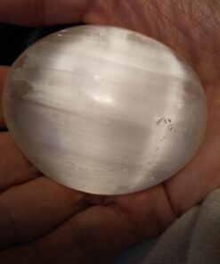 Crystal Selenite Palm Stone Spiritual Healing Massage Palmstones with Certificate of Authenticity Beverly Oaks Exclusive (1 Count (Pack of 1)) 25 61ZsGnWbtSL