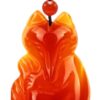 COOLSOME Women's Red Agate Fox Queen Pendant Necklace Grounding Stone Protection 2 61ZsfNm9M1L