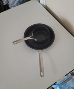 Martha Stewart Bosworth 10 Piece Hard Anodized Nonstick Aluminum Cookware Set - Black 29 61Zskm 1f3L