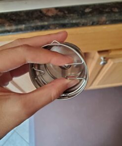 Sun's Tea 18oz Wide Mouth Ultra Clear Spill-proof Strong Double-wall 3-Piece Borrosilicate Glass Tumbler with Strainer and Lid (flat top lid) 23 61ZtcBENt8L