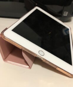 MoKo Case Fit iPad Mini 5 2019 (5th Generation 7.9-inch) iPad Mini 4, Slim Smart Shell Stand Folio Protective Cover with Soft TPU Translucent Frosted Back, Auto Wake/Sleep - Rose Gold 65 61ZuM5qGYBL