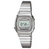 Casio Women's LA670WA-7 Silver Tone Digital Retro Watch