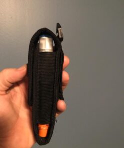 2-Pack Flashlight Pouch Holster Holder for 5"-6.5" Flash Light Compatible with Fenix UC30 UC35 E35 Surefire G2X 6P 6PX E2L 501B 502B Streamlight ProTac XTAR TZ20 (2 Flashlight Holster) 43 61ZxLaJnf9L