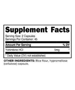 PrimaForce Yohimbine HCl 2.5mg, 90 Capsules - Non-GMO and Gluten Free Supplement 90 Count (Pack of 1) 8 61ZyMYDq2hL