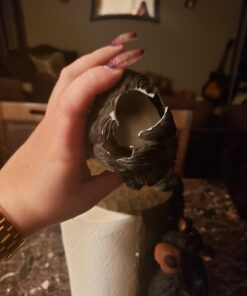 Willie Black Bear Paper Towel Holder Rack for Free Standing on Counter or Table (Great Kitchen Decor) 14" 13 61ZzA4 lSbL