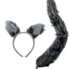 J24630 Wolf Ears & Tail Set Gray, One Size 18 61a0XaJCnSL