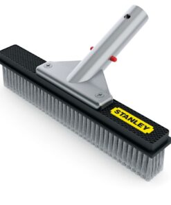 Stanley 20877 10 Inch Aluminum-Back Swimming Pool Algae Brush With Stainless Steel Bristles 10-Inch Stanley 3 61a0kZVHknL