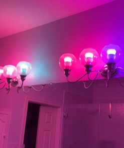 Philips Hue Smart 60W A19 LED Bulb - White and Color Ambiance Color-Changing Light - 3 Pack - 800LM - E26 - Indoor - Control with Hue App - Works with Alexa, Google Assistant and Apple Homekit White & Color Ambiance 3 Count (Pack of 1) Base Lumen (60W) 36 61a13HqOL9L