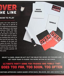 Over The Line Party Game- A Hilarious Acting and Drawing Word Card Guessing Game 13 61a1MOyow7L