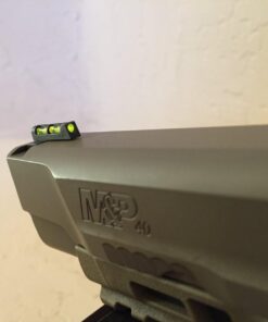 HIVIZ unisex adult Handgun HiViz SW2014 Interchangeable Style Front Sight for Smith Wesson M P Full Size, Green, Red, and White, One Size US 44 61a2zRuvrEL