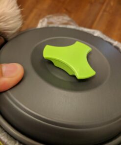 MalloMe Camping Cookware Mess Kit for Backpacking Gear – Camping Cooking Set - Camping Pots and Pans Set - Backpacking Stove/Portable Stove Compatible - Camp Kitchen Equipment Accessories Pot 1 Liter Pot 55 61a3RWtVtvL