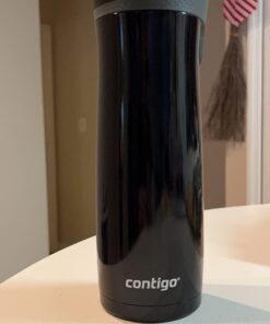 Contigo West Loop Stainless Steel Vacuum-Insulated Travel Mug with Spill-Proof Lid, Keeps Drinks Hot up to 5 Hours and Cold up to 12 Hours, 20oz Black 25 61a4OfLOr0L