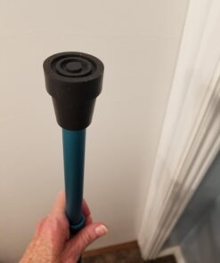 Vive Walking Cane - Ergonomic Offset Patented Hand Grip - Lightweight Adjustable Walking Aid for Men, Women, Elderly - Non-Slip Tip, Sturdy Mobility Aid for Seniors, Supports Up to 250lbs (Purple) Teal 27 61a4j4mUIuL