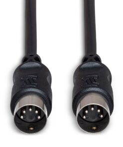 Hosa MID-305BK 5-Pin DIN to 5-Pin DIN MIDI Cable, 5 Feet 1 Count (Pack of 1) 9 61a5U78xZSL