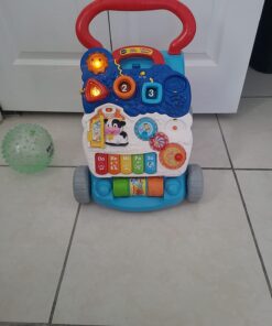 VTech Sit-To-Stand Learning Walker (Frustration Free Packaging), Blue 33 61a7ep2iAsL